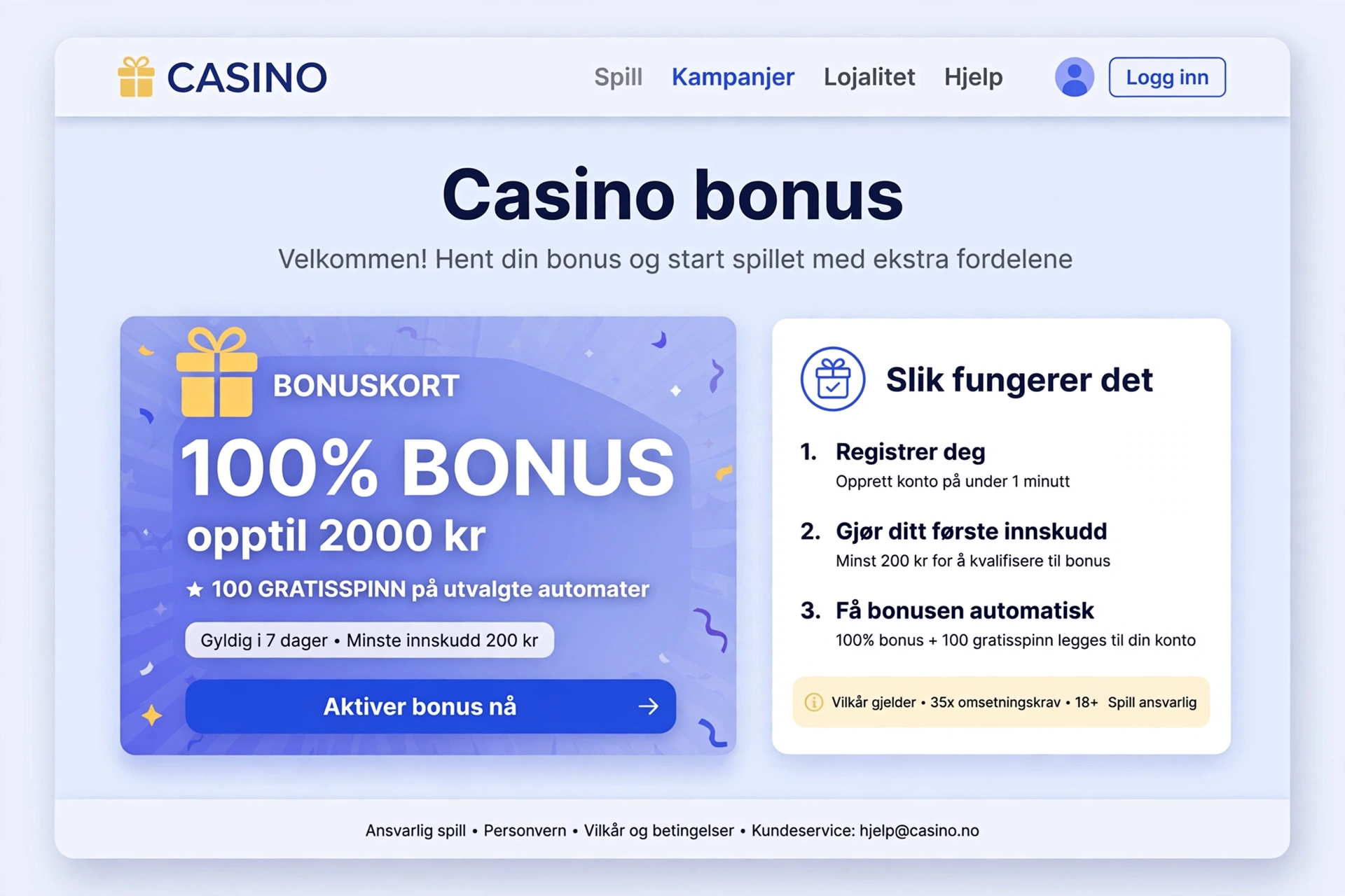 Casino bonus — komplett guide til å finne og utnytte bonuser